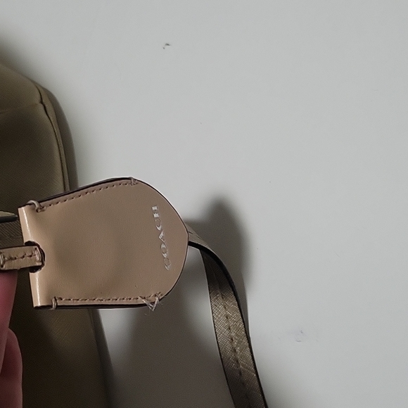 COACH Purse Gold Two Handle - Picture 4 of 4